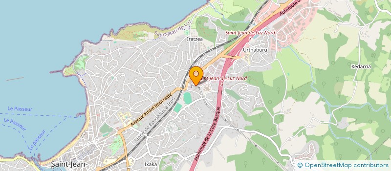 localisation de l'entreprise CAYPE CONSTRUCTION  SAINT-JEAN-DE-LUZ