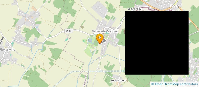 localisation de l'entreprise CAYRE  VILLIERS-LE-MAHIEU