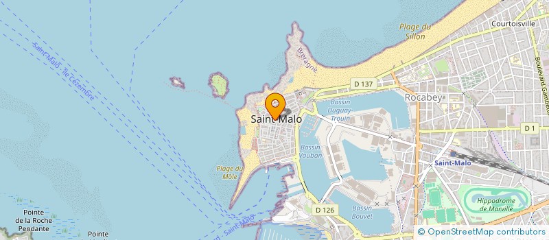 localisation de l'entreprise CAYRE ABJEAN ASSOCIES  SAINT-MALO