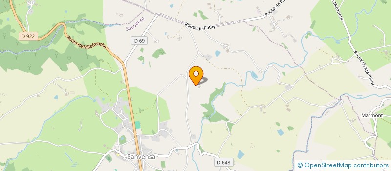 localisation de l'entreprise CAYRON AGRI ENVIRONNEMENT  SANVENSA