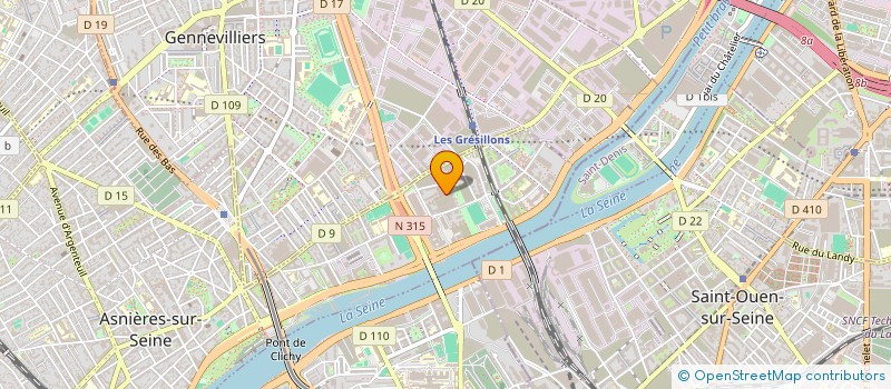 localisation de l'entreprise CAYS CONSULTING à ASNIERES-SUR-SEINE