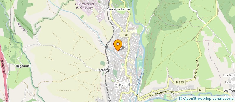 localisation de l'entreprise CAYZAC JEAN-CLAUDE  MARVEJOLS