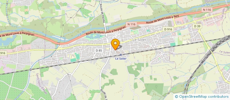 localisation de l'entreprise CAZ  LE SOLER