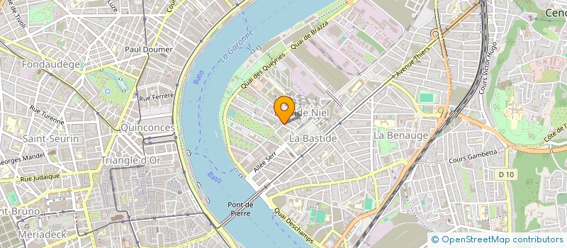 localisation de l'entreprise CAZ  BORDEAUX