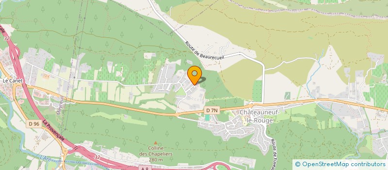 localisation de l'entreprise CAZ  CHATEAUNEUF-LE-ROUGE