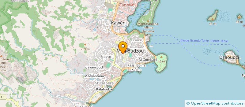 localisation de l'entreprise CAZ'ABALONE à MAMOUDZOU
