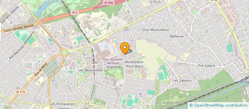 localisation de l'entreprise CAZ LINE SERVICES à SEVRAN