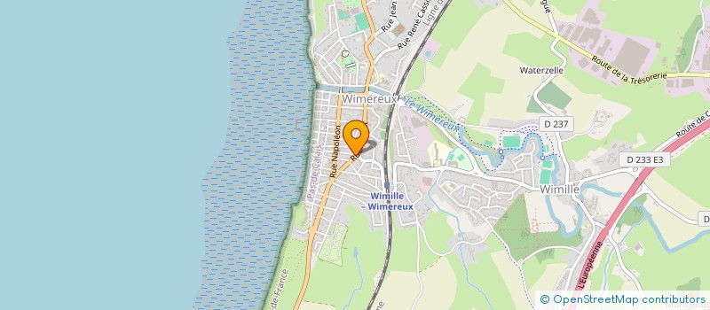 localisation de l'entreprise CAZ'OPALE  WIMEREUX