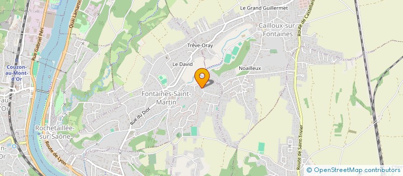 localisation de l'entreprise CAZA  FONTAINES-SAINT-MARTIN