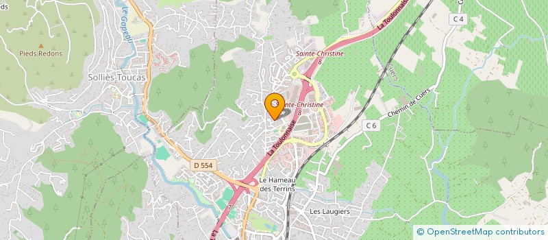 localisation de l'entreprise CAZA  CUERS