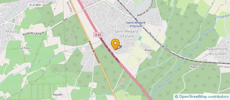 localisation de l'entreprise CAZA  CADAUJAC