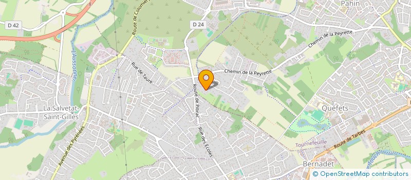 localisation de l'entreprise CAZA HOME à TOURNEFEUILLE
