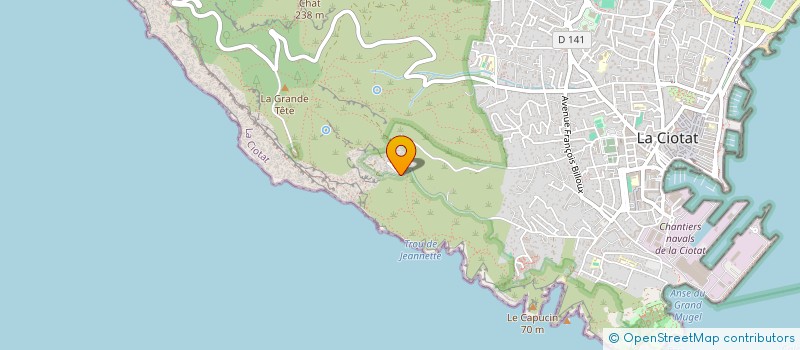 localisation de l'entreprise CAZA IMMO  LA CIOTAT