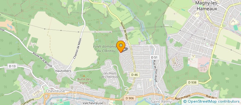 localisation de l'entreprise CAZA LAA FAMILIA  CHEVREUSE