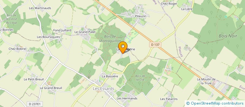 localisation de l'entreprise CAZA-LOC  LES ESSARDS