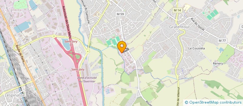 localisation de l'entreprise CAZA PATRIMOINE  GRATENTOUR