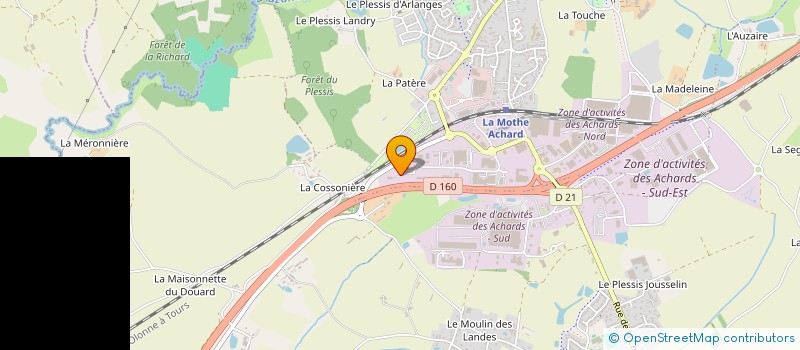 localisation de l'entreprise CAZA PAYSAGE SERVICES à LES SABLES D'OLONNE
