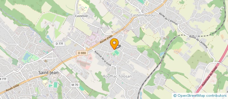 localisation de l'entreprise CAZA WALL  ROUFFIAC-TOLOSAN