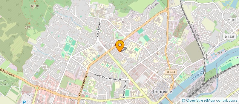 localisation de l'entreprise CAZAA IMMOBILIER à THIONVILLE