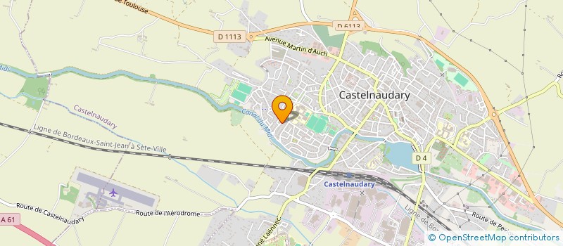 localisation de l'entreprise CAZABAN  CASTELNAUDARY