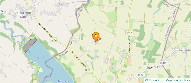 localisation de l'entreprise CAZABONNE SERVICES à GARDERES