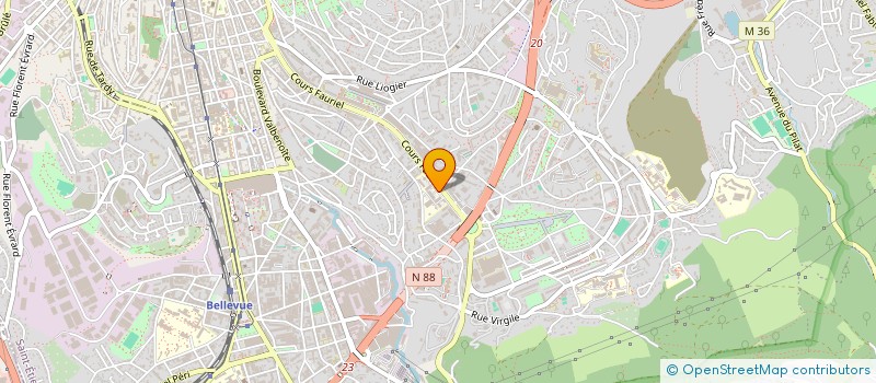 localisation de l'entreprise CAZAC à SAINT-ETIENNE