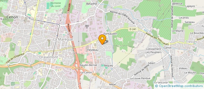 localisation de l'entreprise CAZADE  ARTIGUES-PRES-BORDEAUX