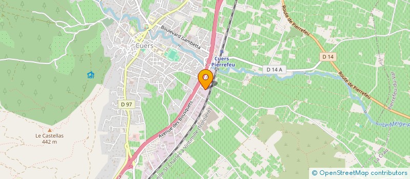 localisation de l'entreprise CAZADOR à CUERS
