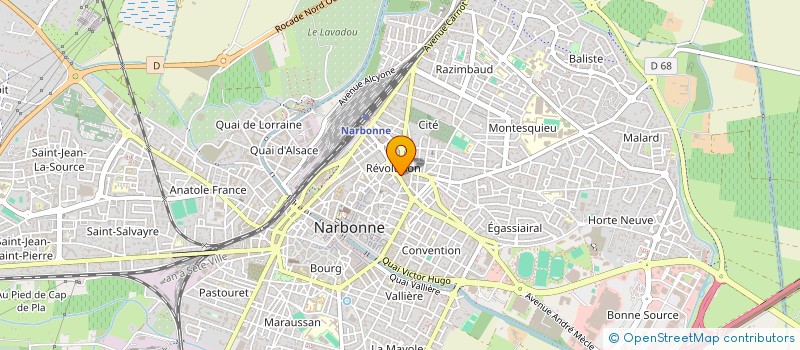 localisation de l'entreprise CAZAGAR  NARBONNE