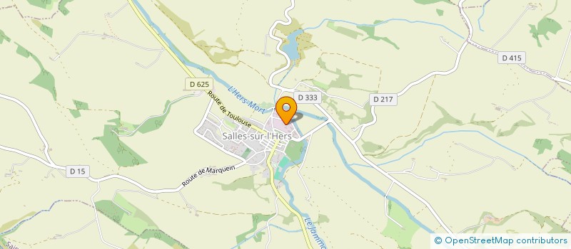 localisation de l'entreprise CAZAL à SALLES SUR L'HERS