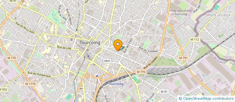 localisation de l'entreprise CAZAL EXPRESS  TOURCOING