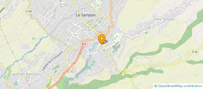localisation de l'entreprise CAZAL J ET GERVILLE V LE PEG à LE TAMPON