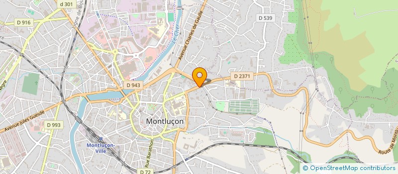 localisation de l'entreprise CAZAL PROPERTY  MONTLUCON