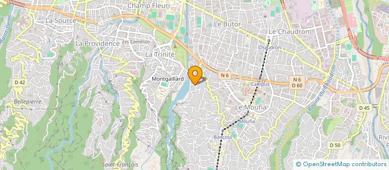 localisation de l'entreprise CAZALOU à SAINT-DENIS