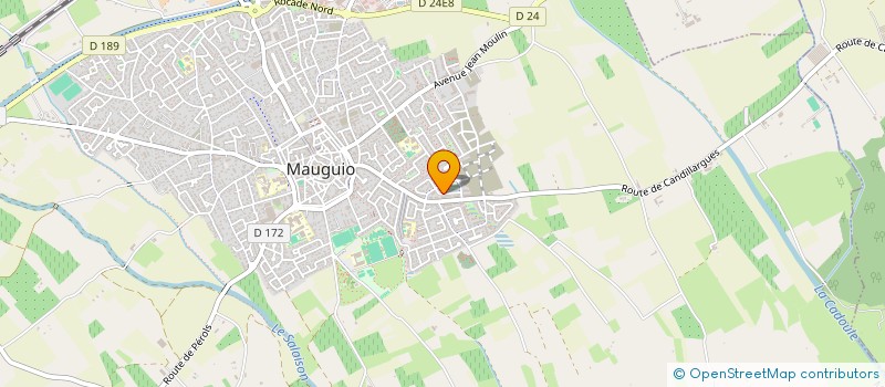 localisation de l'entreprise CAZALOU  MAUGUIO