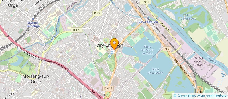 localisation de l'entreprise CAZALS FOATA à VIRY-CHATILLON