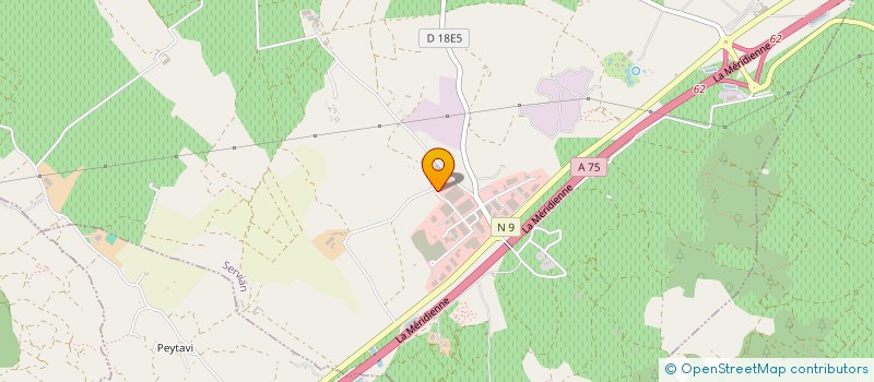 localisation de l'entreprise CAZALS FRERES à SERVIAN