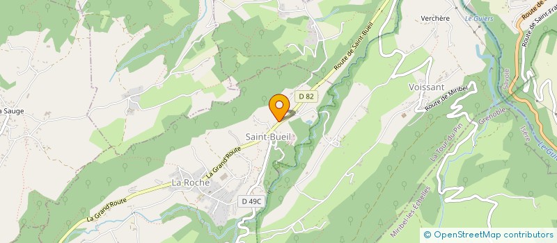 localisation de l'entreprise CAZALS PLOMBERIE  SAINT-BUEIL