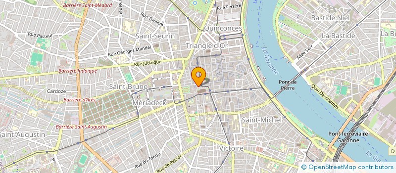 localisation de l'entreprise CAZALS RUDEBECK  BORDEAUX