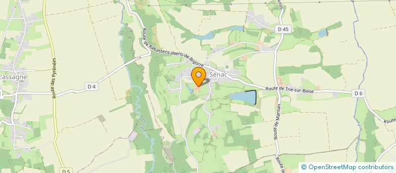 localisation de l'entreprise CAZANAVEL  SENAC