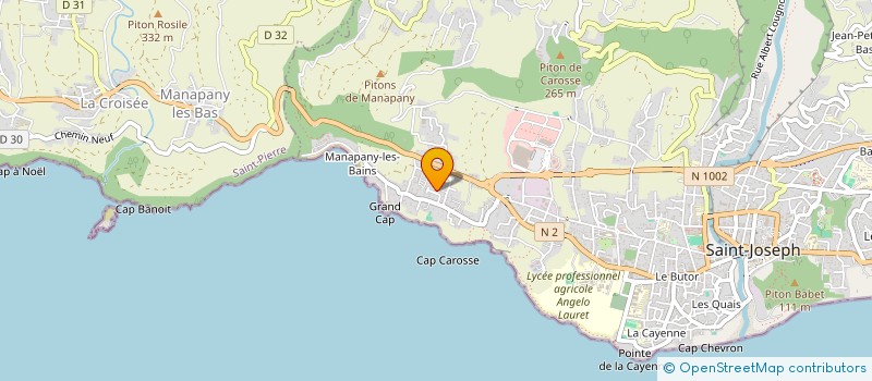 localisation de l'entreprise CAZANIE à SAINT-JOSEPH