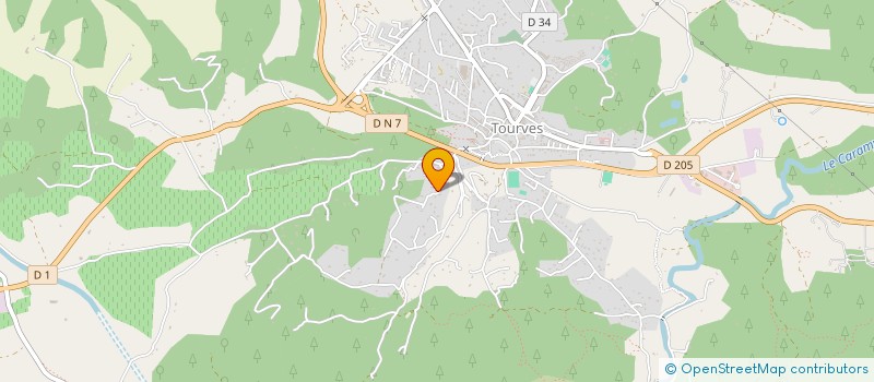 localisation de l'entreprise CAZANTIMOUN à TOURVES