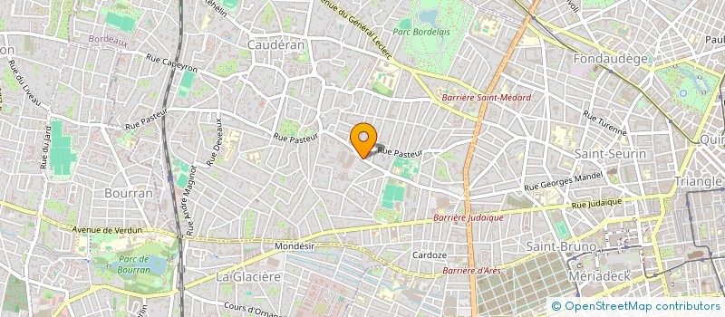 localisation de l'entreprise CAZAS AUDUREAU CORE à BORDEAUX