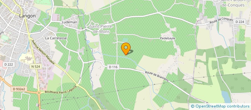 localisation de l'entreprise CAZATON  SAINT-PIERRE-DE-MONS