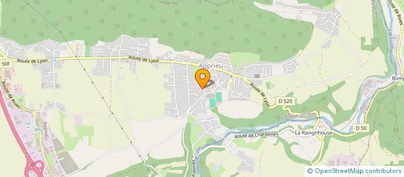 localisation de l'entreprise CAZAUX VINS FINS  APPRIEU