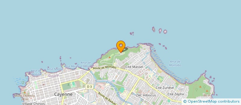 localisation de l'entreprise CAZE A CHONG'S  CAYENNE