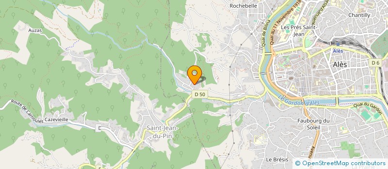 localisation de l'entreprise CAZE SPORTS AUTO  ALES