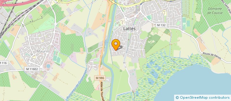 localisation de l'entreprise CAZELEC à LATTES