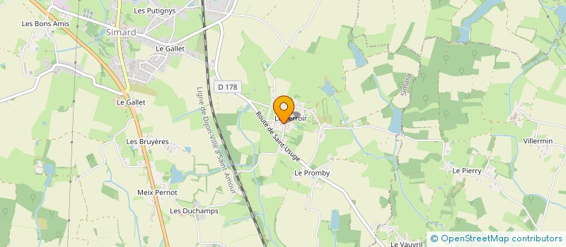 localisation de l'entreprise CAZELEC  SIMARD