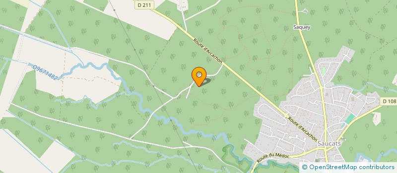 localisation de l'entreprise CAZELLE DU CAUSSE  SAUCATS